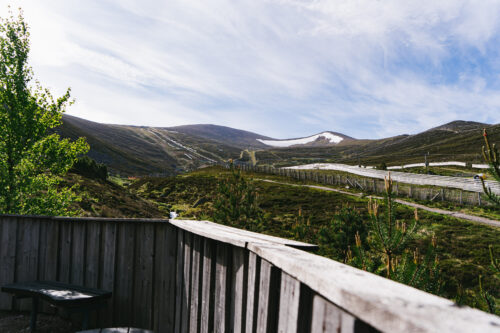 View from mountain garden