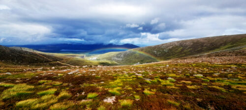 Rainbow on Cairngorm Mountain