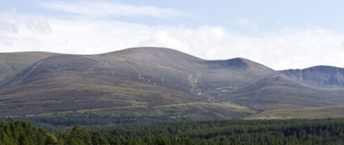 View of Cairn Gorm from Loch Morlich