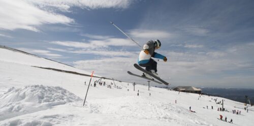 Skier Jumping