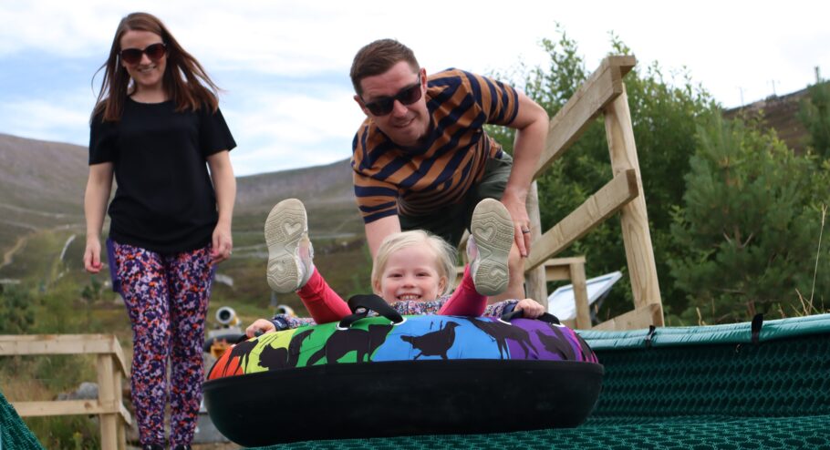 Tubing Ride at Cairngorm Mountain