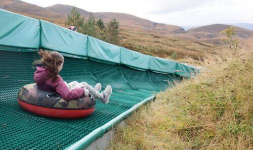 Mountain Tubing in Autumn