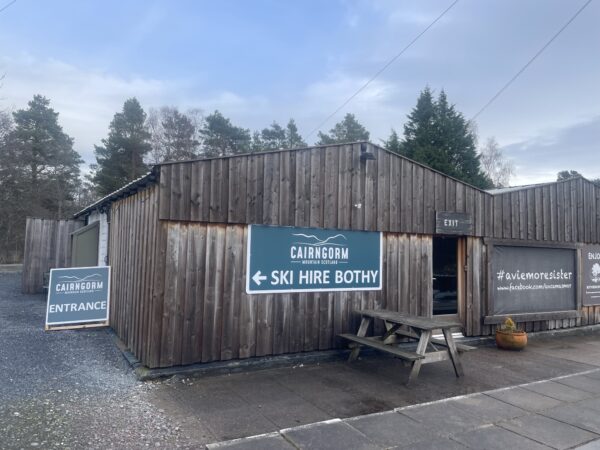 The Bothy exterior in Aviemore
