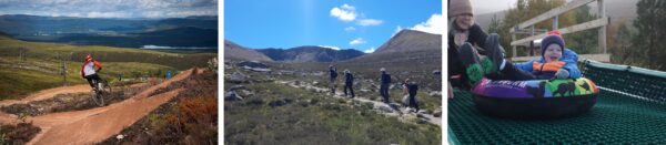 Autumn tubing, mountain biking and walking at Cairngorm Mountain