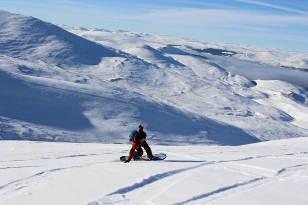 Male snowboarder