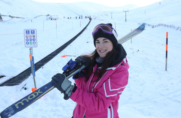 Children skiing at Cairngorm Mountain