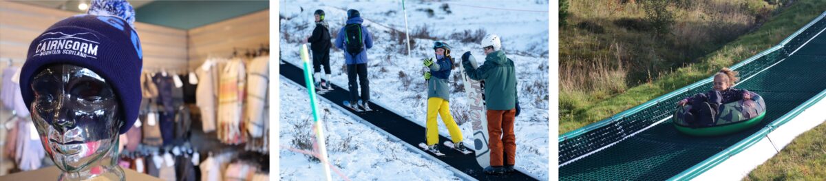 Skiing, shopping and mountain tubing at Cairngorm Mountain