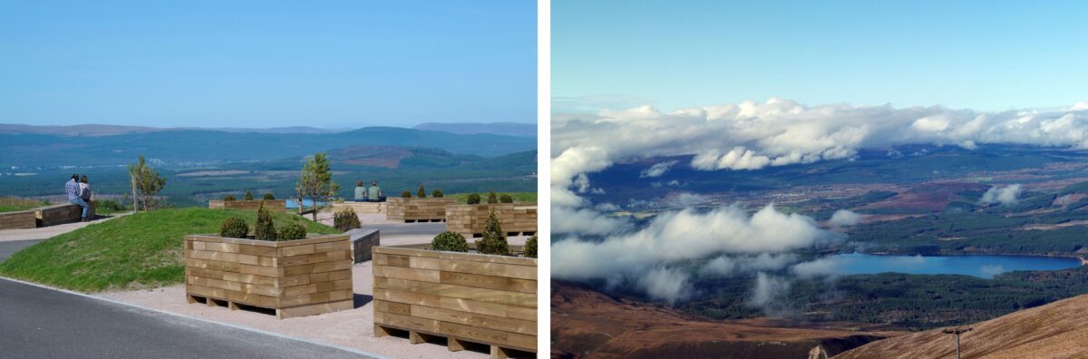 Views from Cairngorm Mountain car park