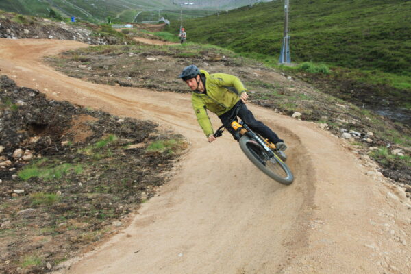 Man on bike at Cairngorm Mountain Bike Park