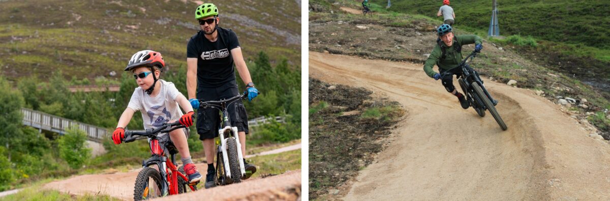 Mountain bike park at Cairngorm Mountain