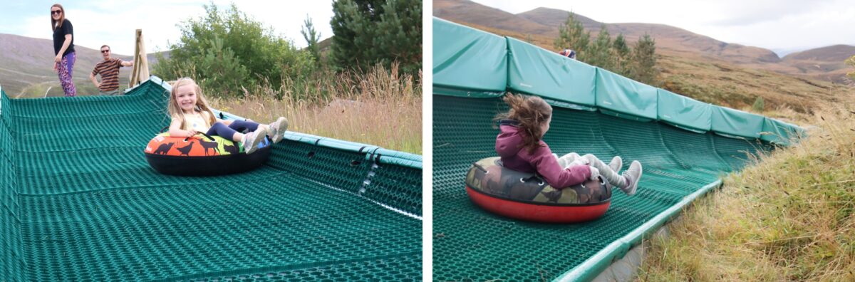 Tubing park at Cairngorm Mountain