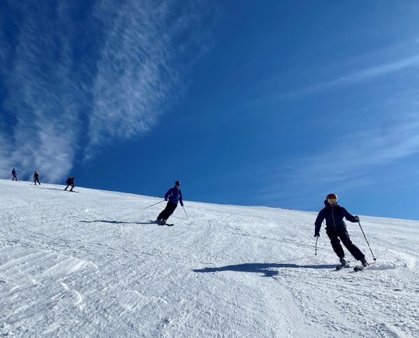 Back country skiing at Cairngorm Mountain