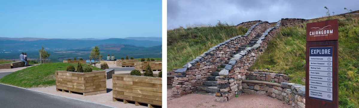 Car park views at Cairngorm Mountain