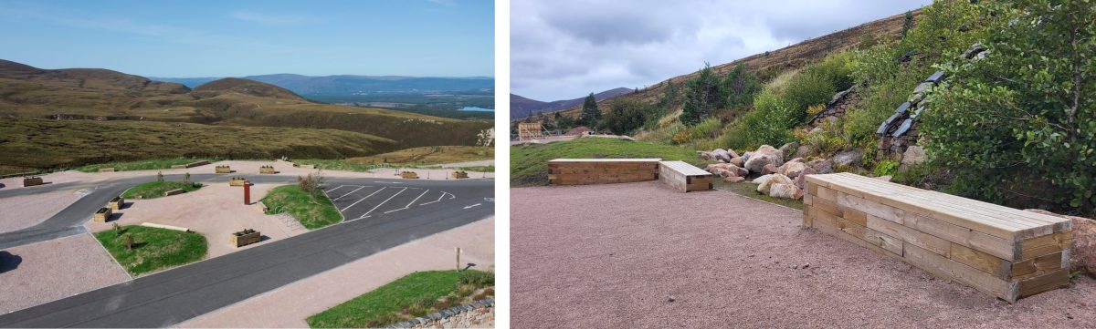Views from Cairngorm Mountain car park