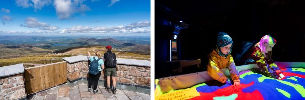 Ptarmigan viewing terrace and interactive sandboxes