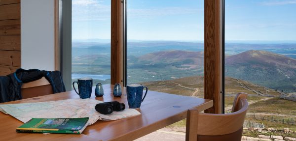 View of the mountain from the Ptarmigan restaurant